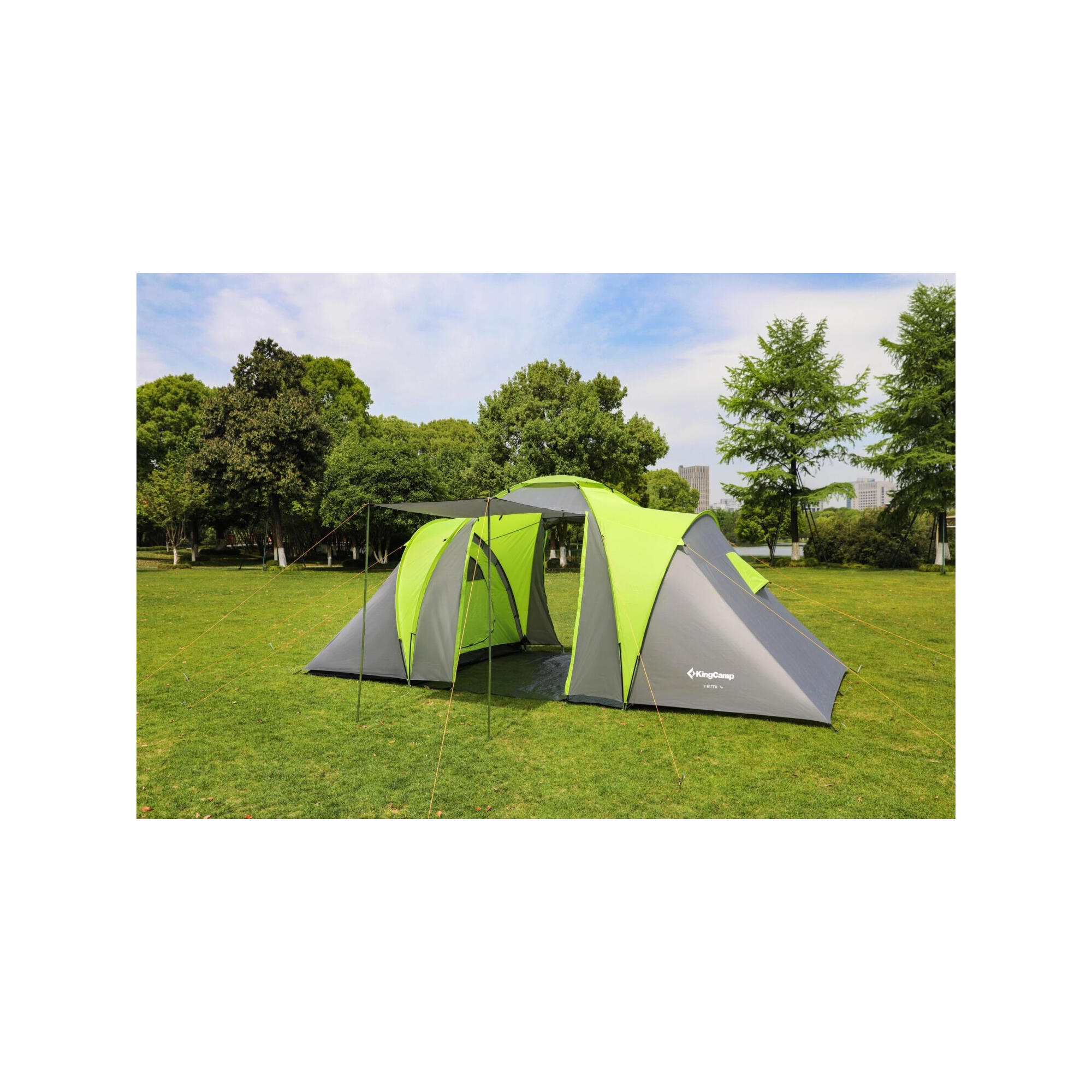 Tente camping familiale 4 places Temi Kingcamp - 500 x 220 x 200 cm 2/7