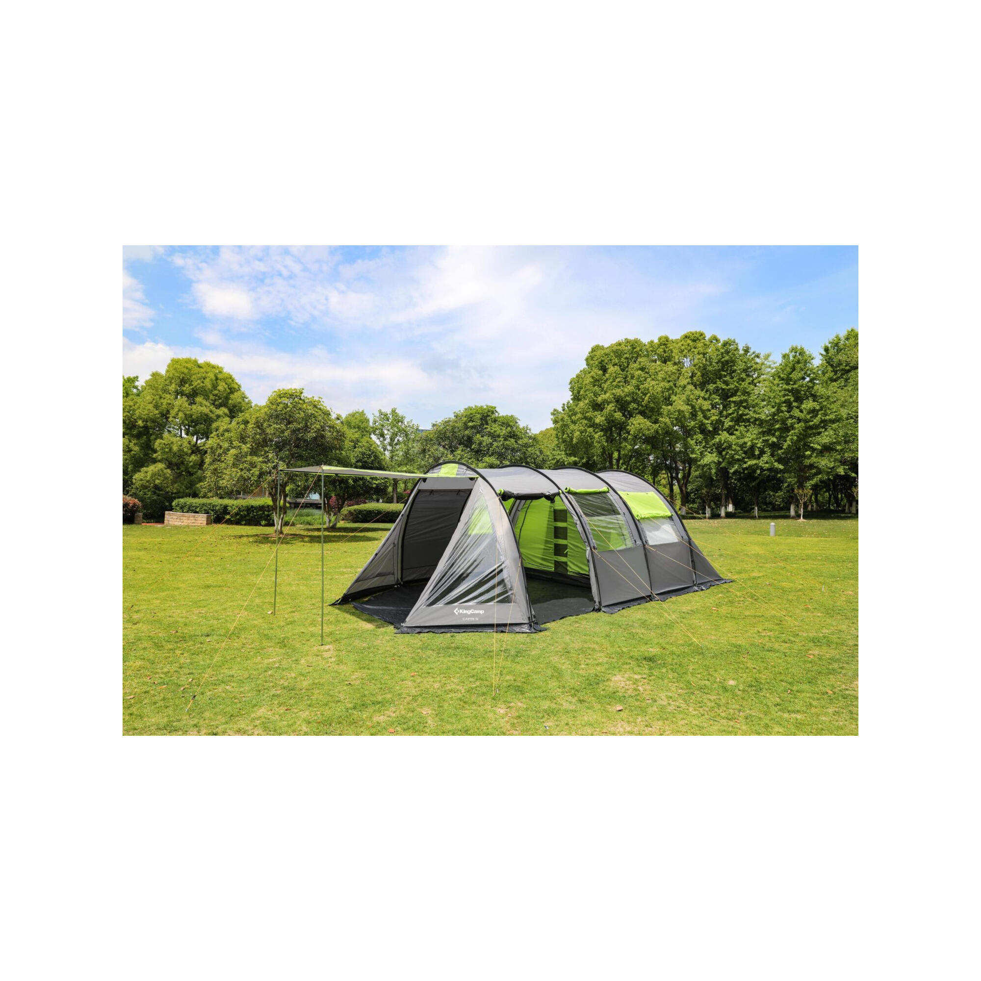 KingCamp Tente arrière Boundless X5 B, Grand auvent de Bus pour 4 à 6 Personnes, Colonne d'eau de 3000 mm, auvent de Camping pour Famille, Convient pour Les SUV, Les Camping-Cars et KingCamp Tente arrière Boundless X5 B, Grand auvent de Bus pour 4 à 6 Personnes, Colonne d'eau de 3000 mm, auvent de Camping pour Famille, Convient pour Les SUV, Les Camping-Cars et