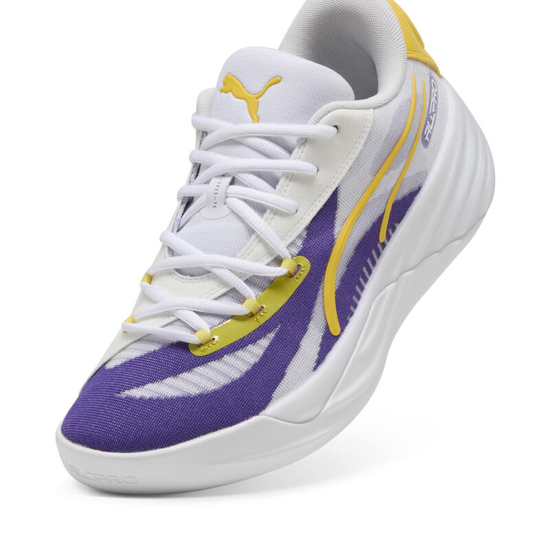 Buty do koszykówki unisex All-Pro NITRO™ LA PUMA Team Violet Pelé Yellow Purple