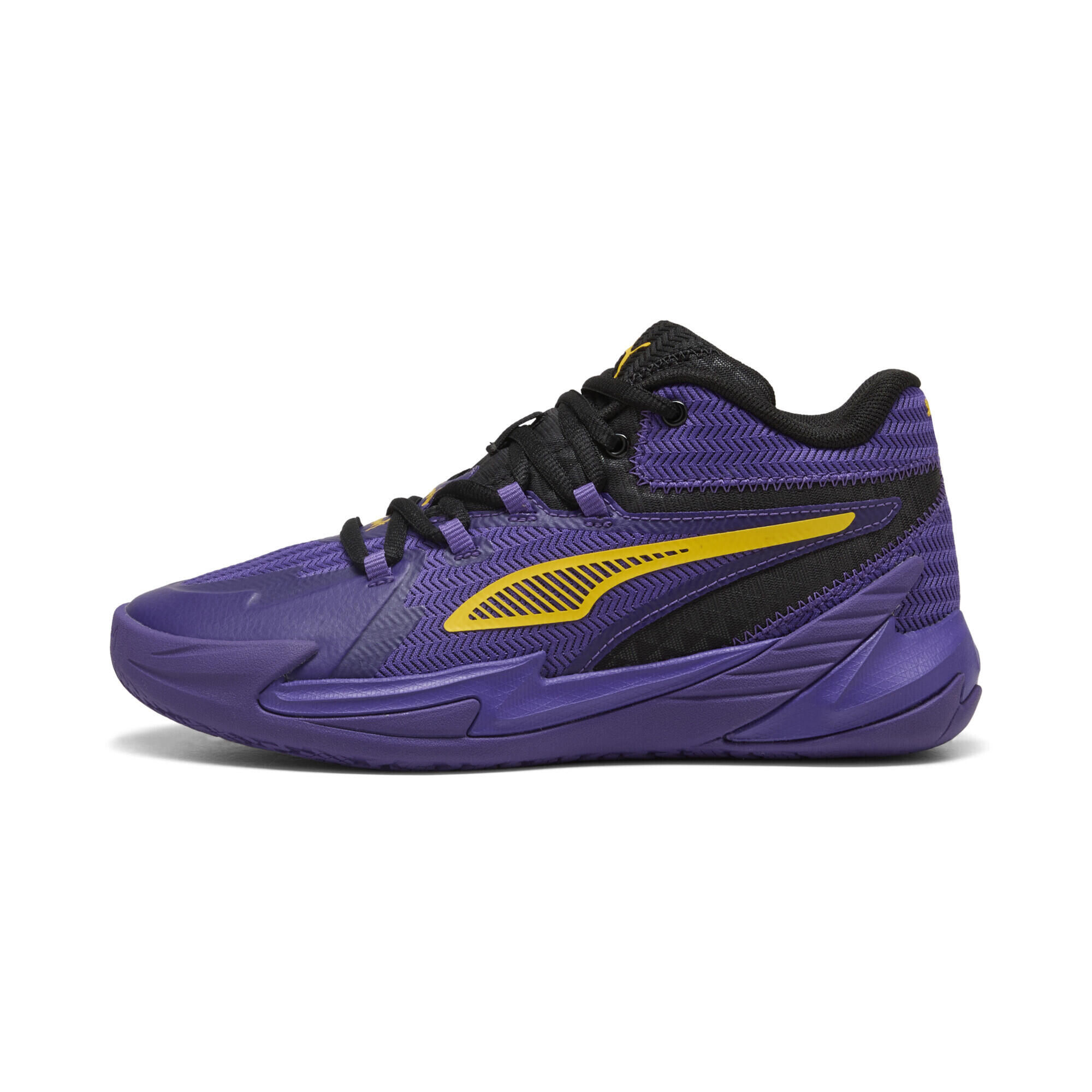 The Dagger Basketballschuhe Erwachsene PUMA Black Team Violet Purple 3/7