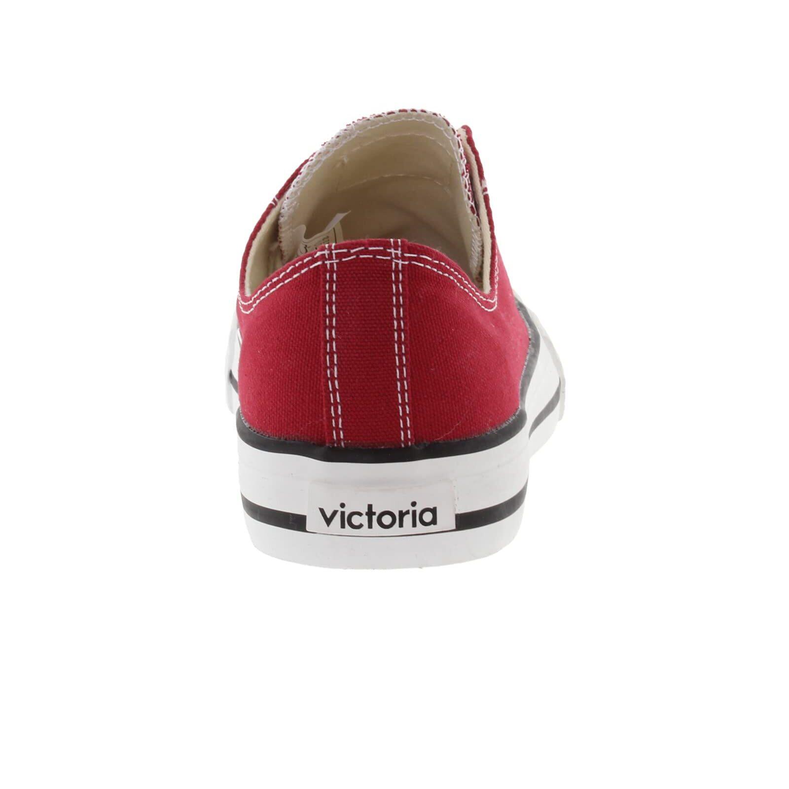 Zapatillas Lona Mujer Victoria Lona Basket Rojo 6/7