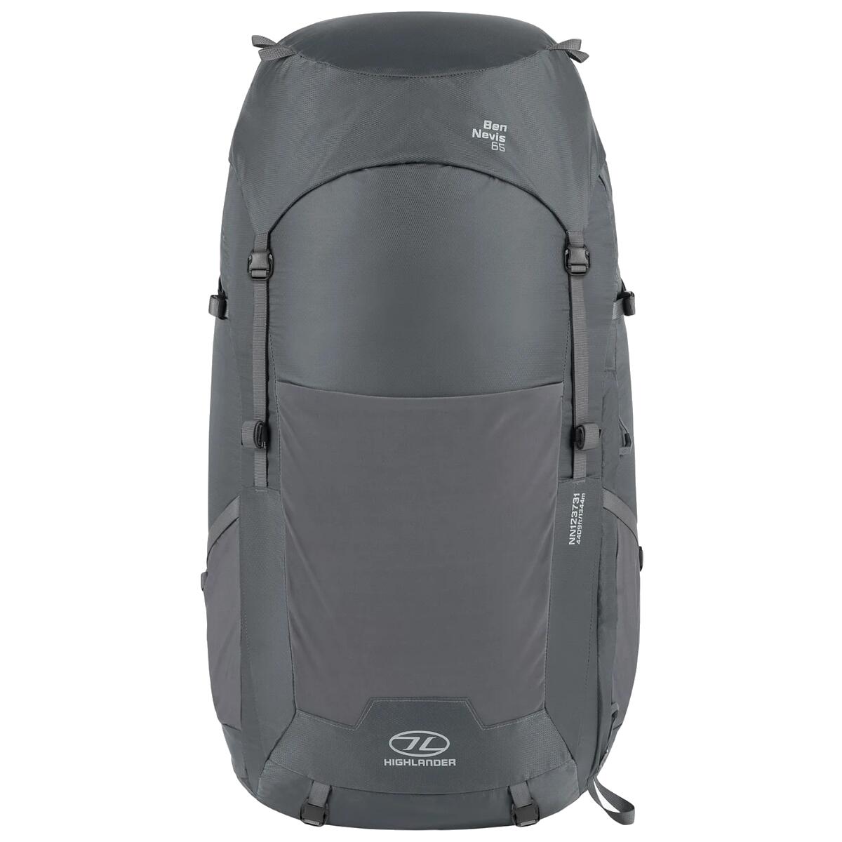 HIGHLANDER Rugzak Ben Nevis voor dames 65 liter - Grijs