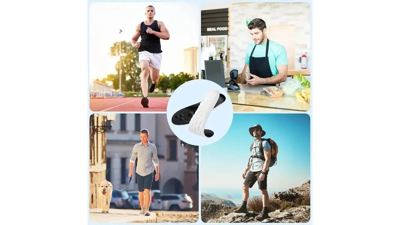 2 db-os CloudFoam sport talpbetét szett, ütéscsillapítással, 45-46-es, állítható 4/6
