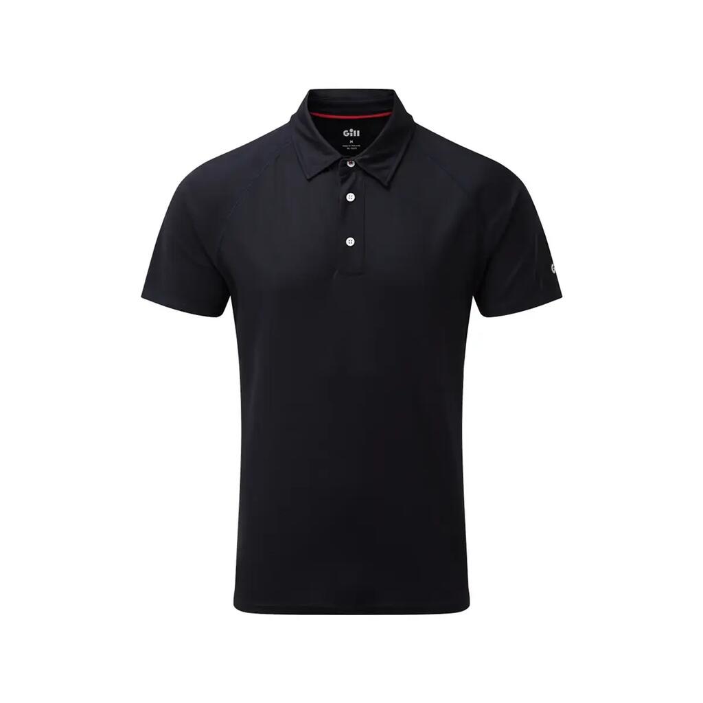Men's UV polo shirt, navy blue