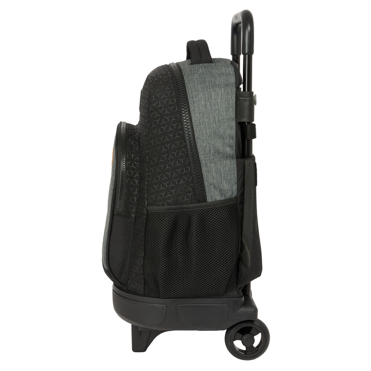 Trolley per la Scuola BlackFit8 Old school Nero 3/3