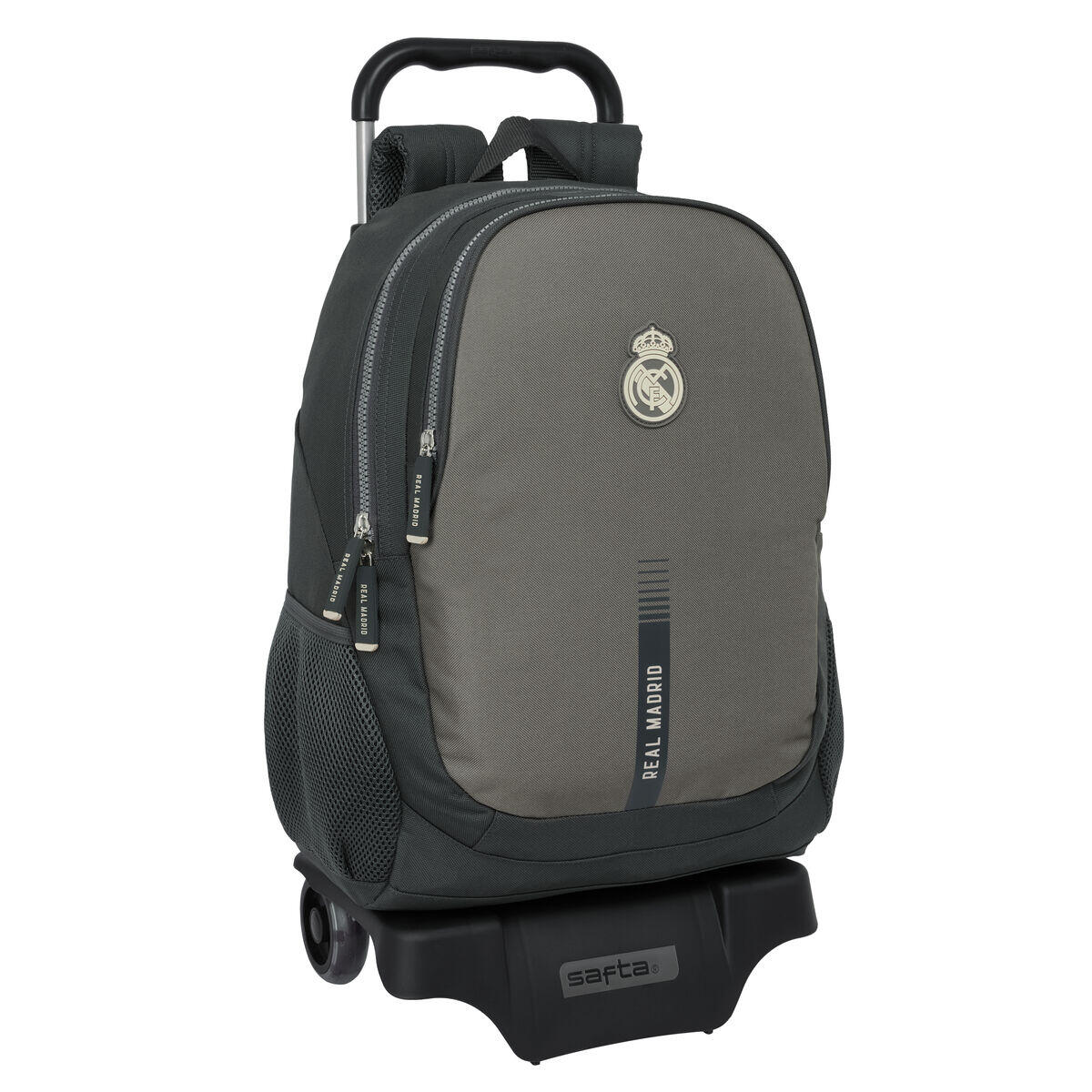 Cartable à roulettes Real Madrid C.F. Gris 1/3