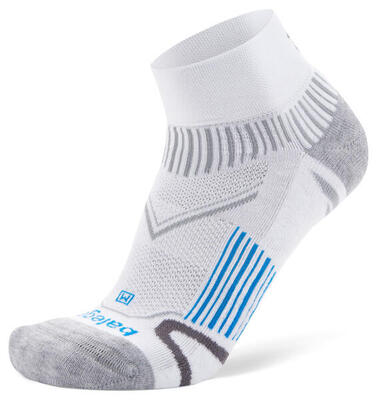 Balega enduro arch support quarter hardloopsokken voor mannen en vrouwen. wit