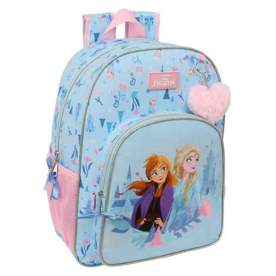 Mochila Escolar Frozen Ice magic Azul