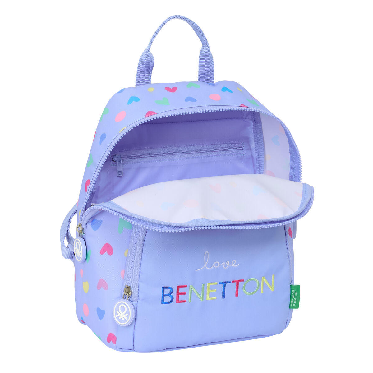 Zaino Casual Benetton Lila Poliestere 300D 1/4