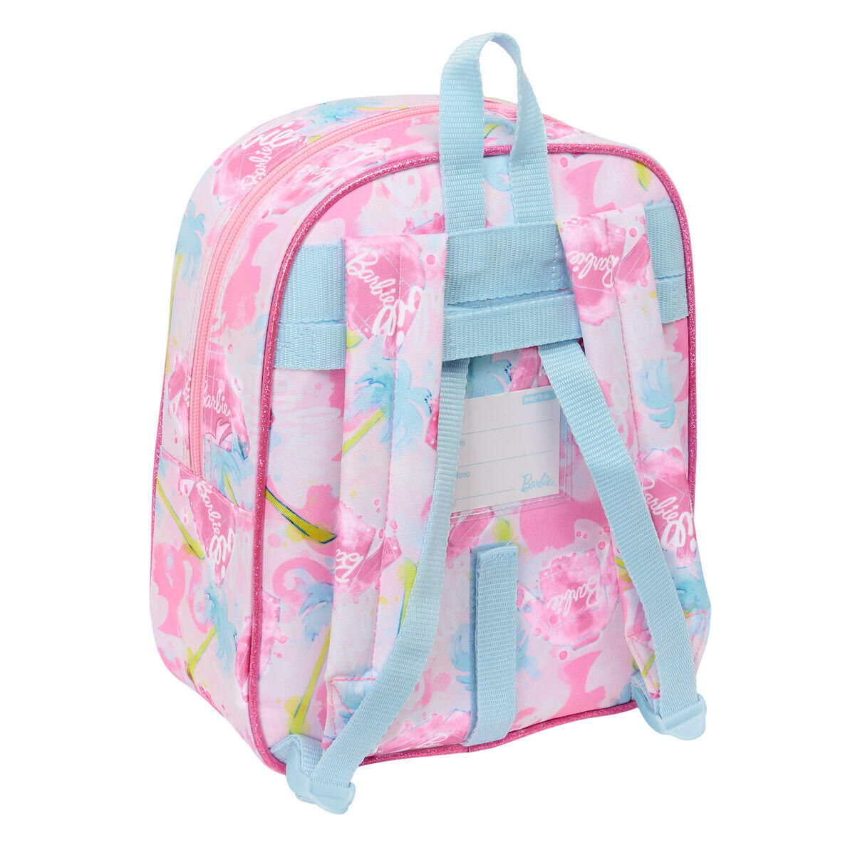 Mochila Escolar Barbie Painterly Rosa 2/3