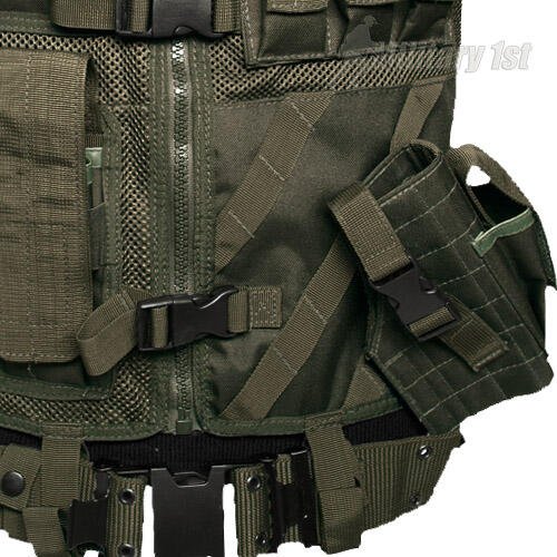 Mil-Tec Hunt & Fishing Mesh Vest - Olive - Buy Online - Shop