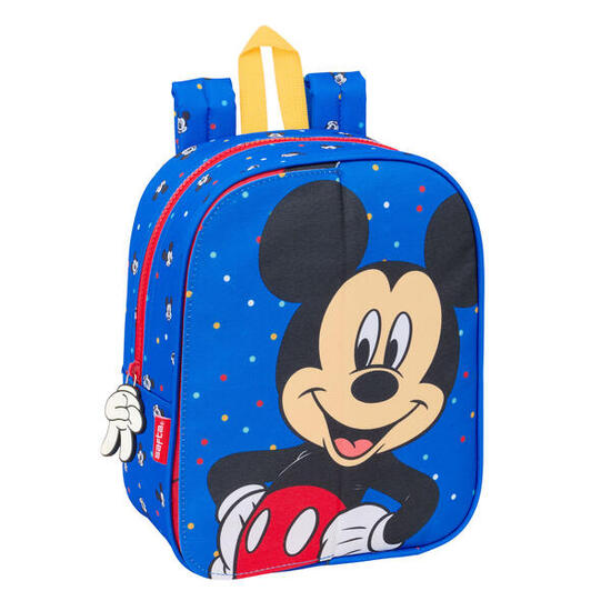 Mochila Escolar Mickey Mouse Clubhouse Good day Azul