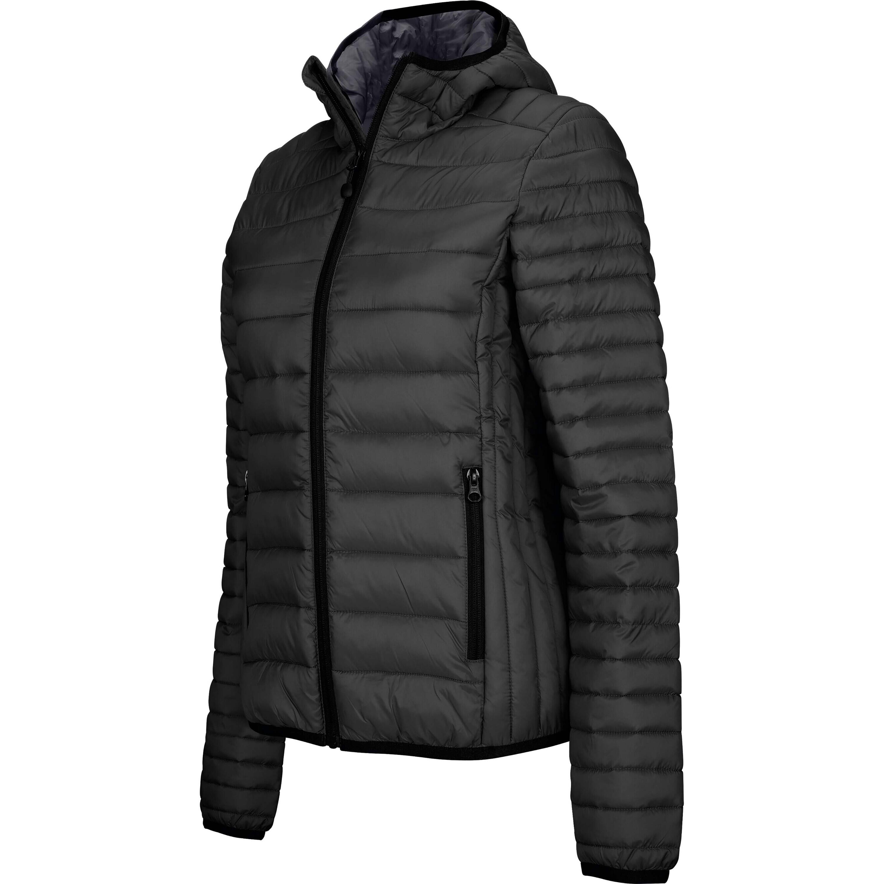 Kariban - Doudoune Femme Kariban Légère Capuche - Doudoune Synthétique - Noir - 42 M/l - Decathlon