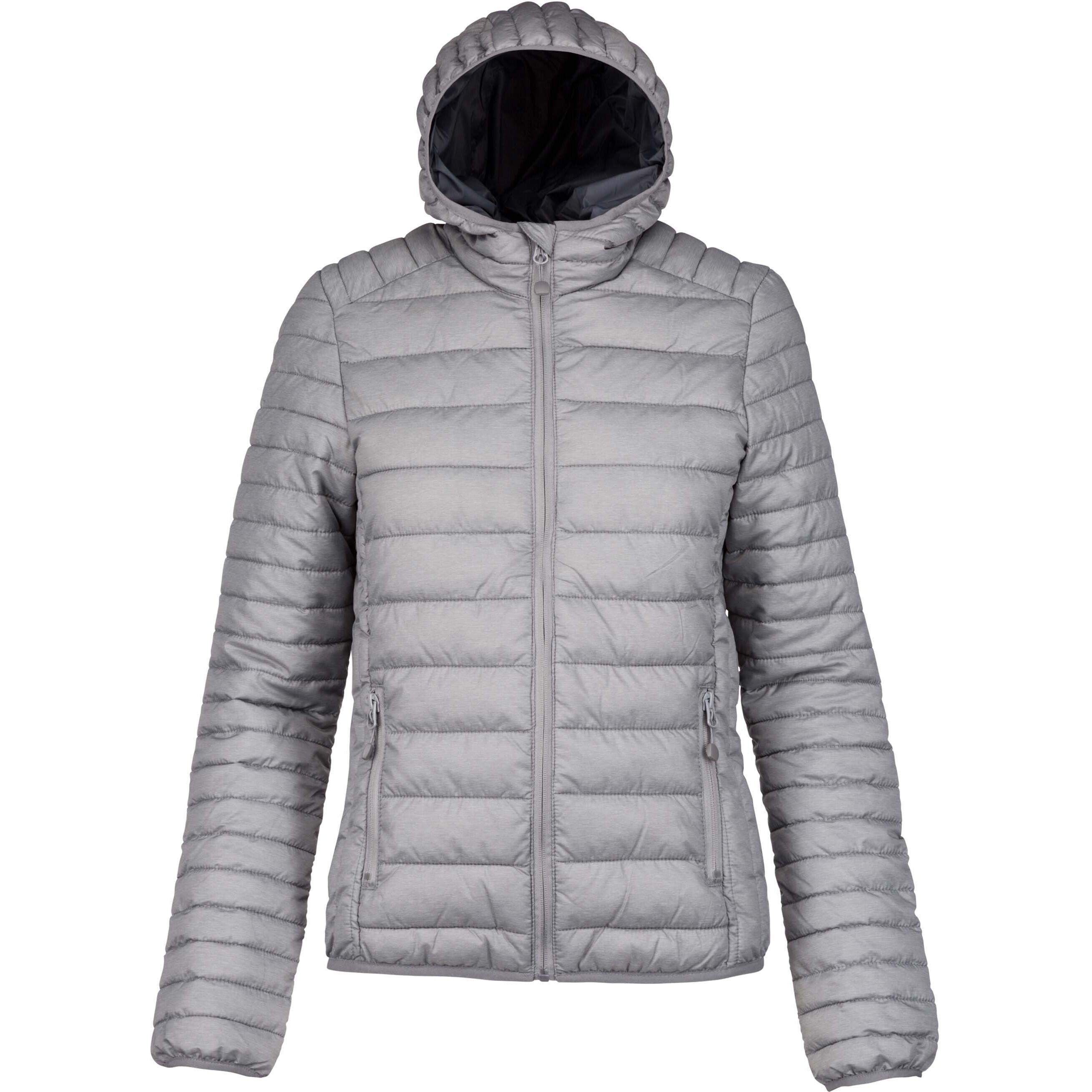 Kariban - Doudoune Femme Kariban Légère Capuche - Doudoune Synthétique - Gris - 48 Xl - Decathlon