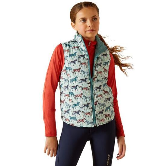 Gilet imbottito da bambina Ariat Bella