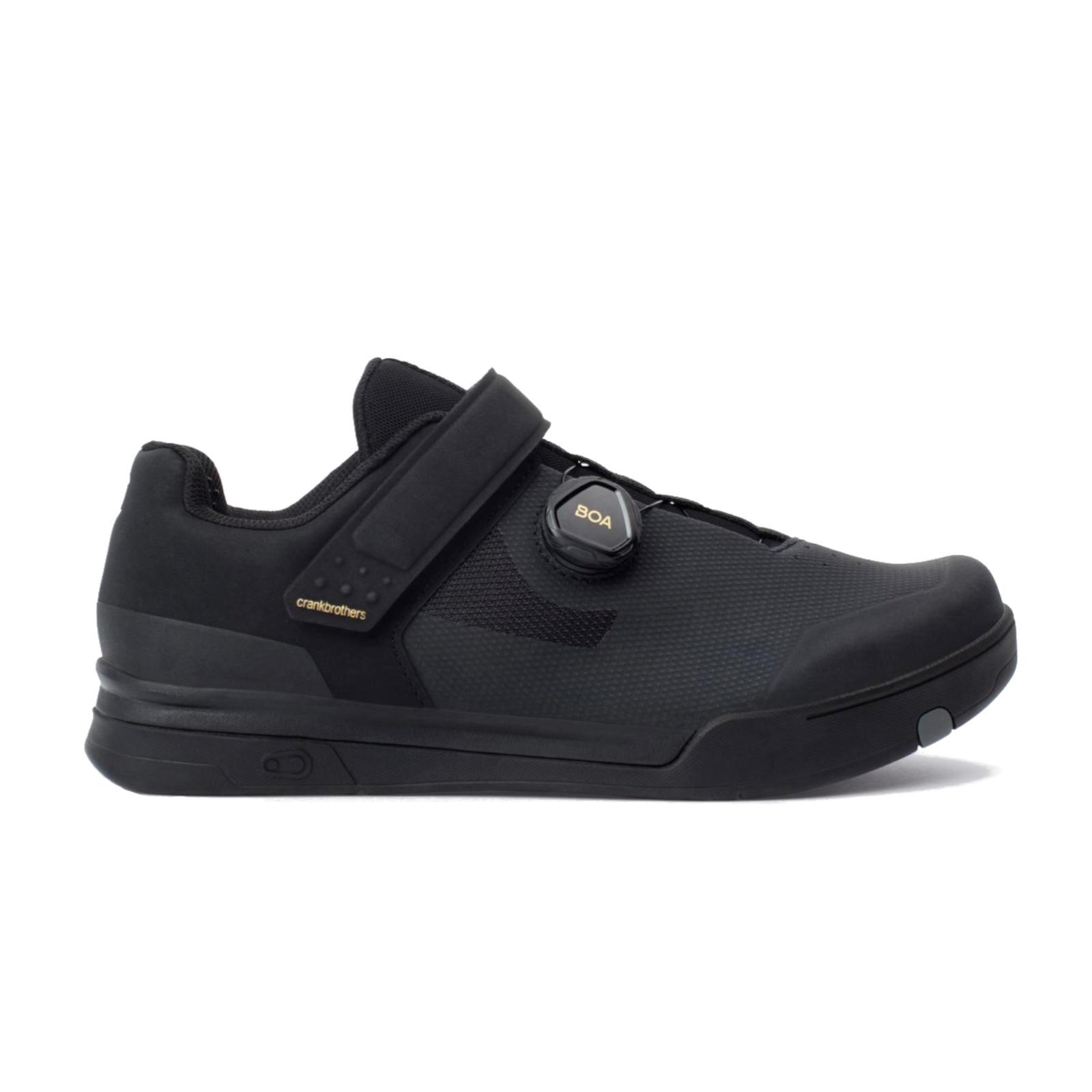 Crankbrothers - Chaussures Mallet Boa - Noir/or / Semelle Noire - Chaussures De Vélo - Jaune|orange - Decathlon