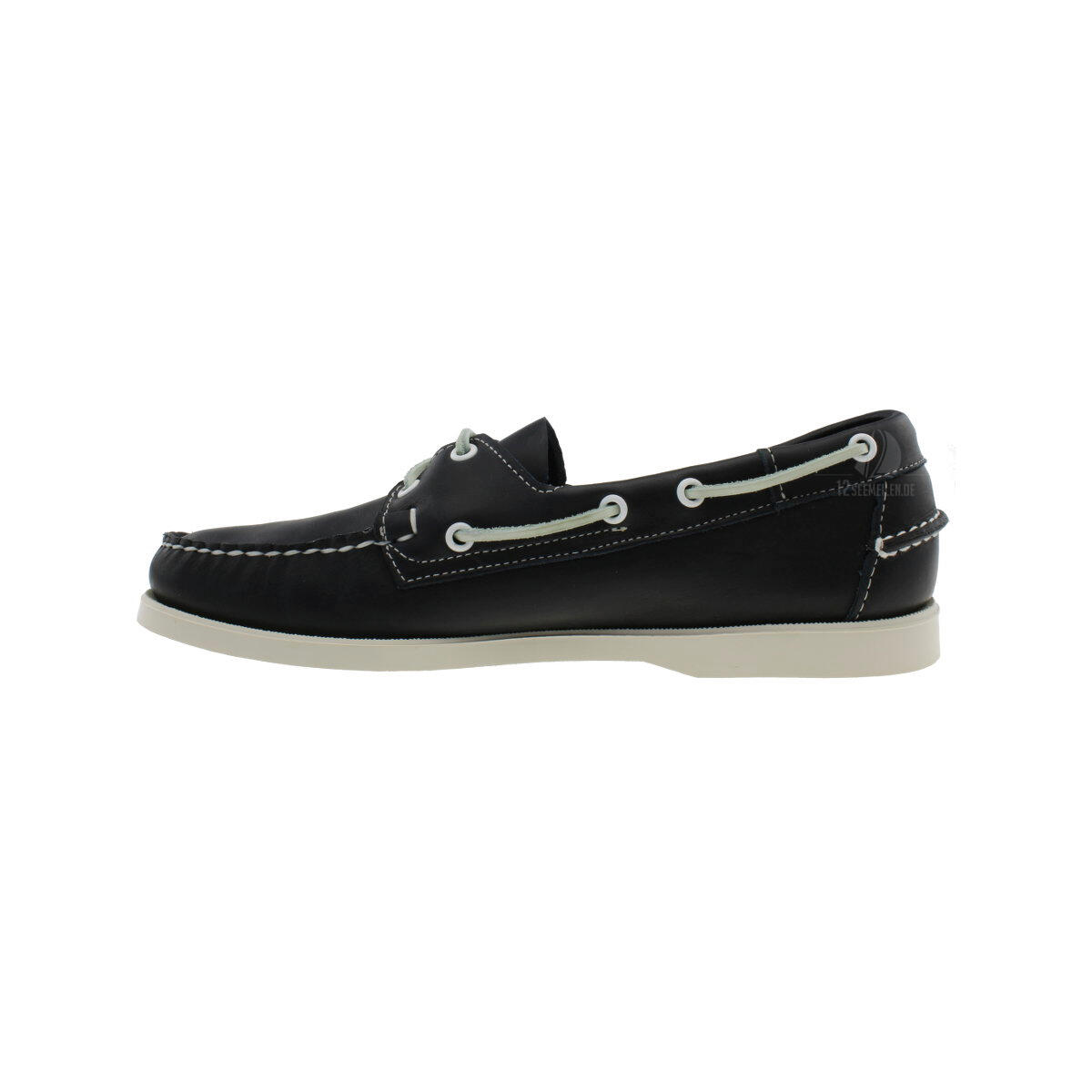 Docksides bootschoen heren blue-nite leather 3/6