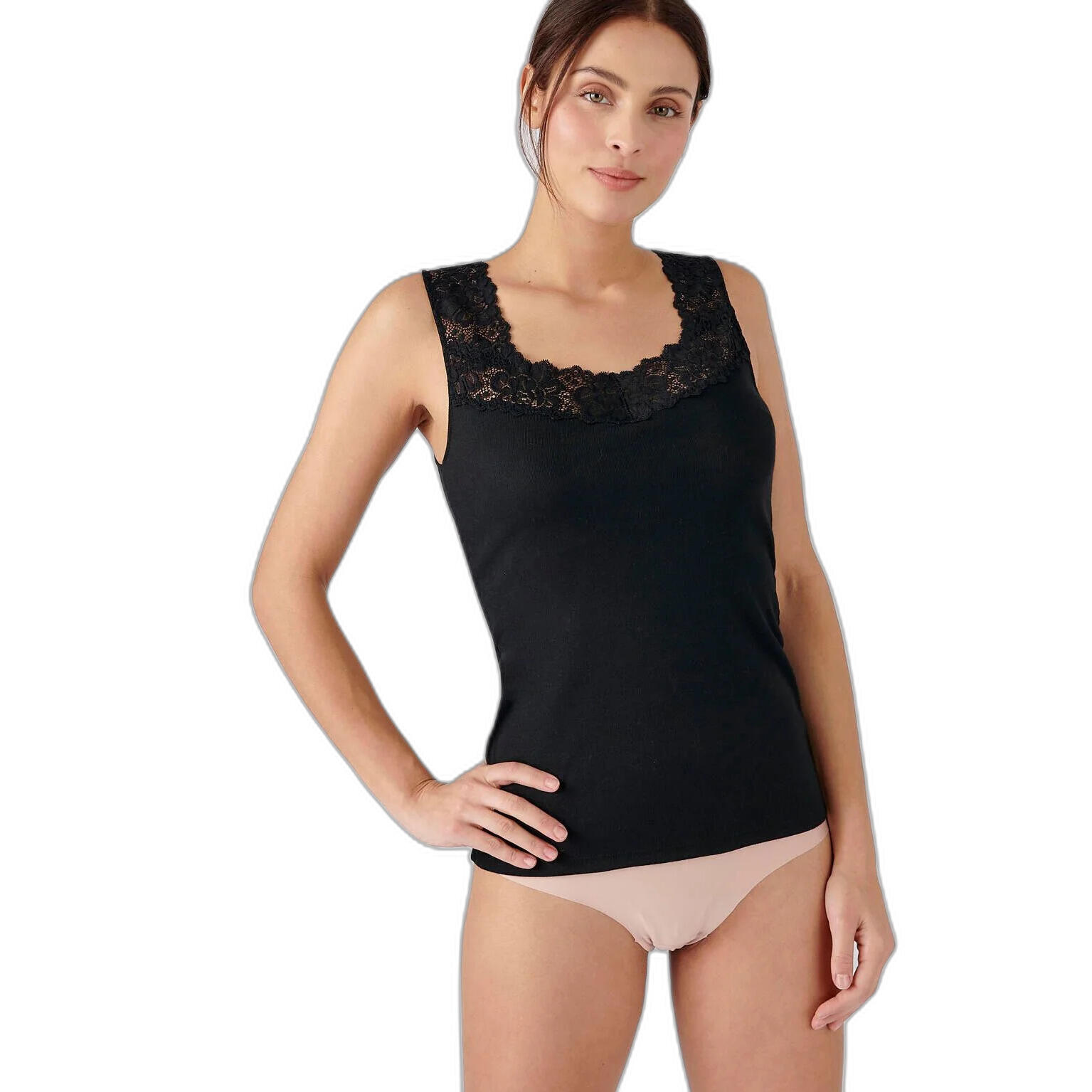 Damart - Débardeur Femme Damart Thermolactyl - Débardeur - Noir - 42 M/l - Decathlon