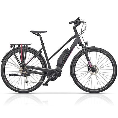 28" dames e-bike trekkingfiets v-tron shimano steps e-6100 504wh 9 x gang