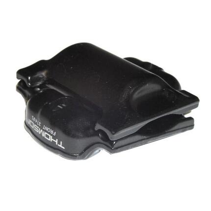 Thomson Obere & untere Klemmplatte oversize, schwarz für Elite Sattelstütze