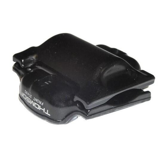 Thomson Obere & untere Klemmplatte oversize, schwarz für Elite Sattelstütze