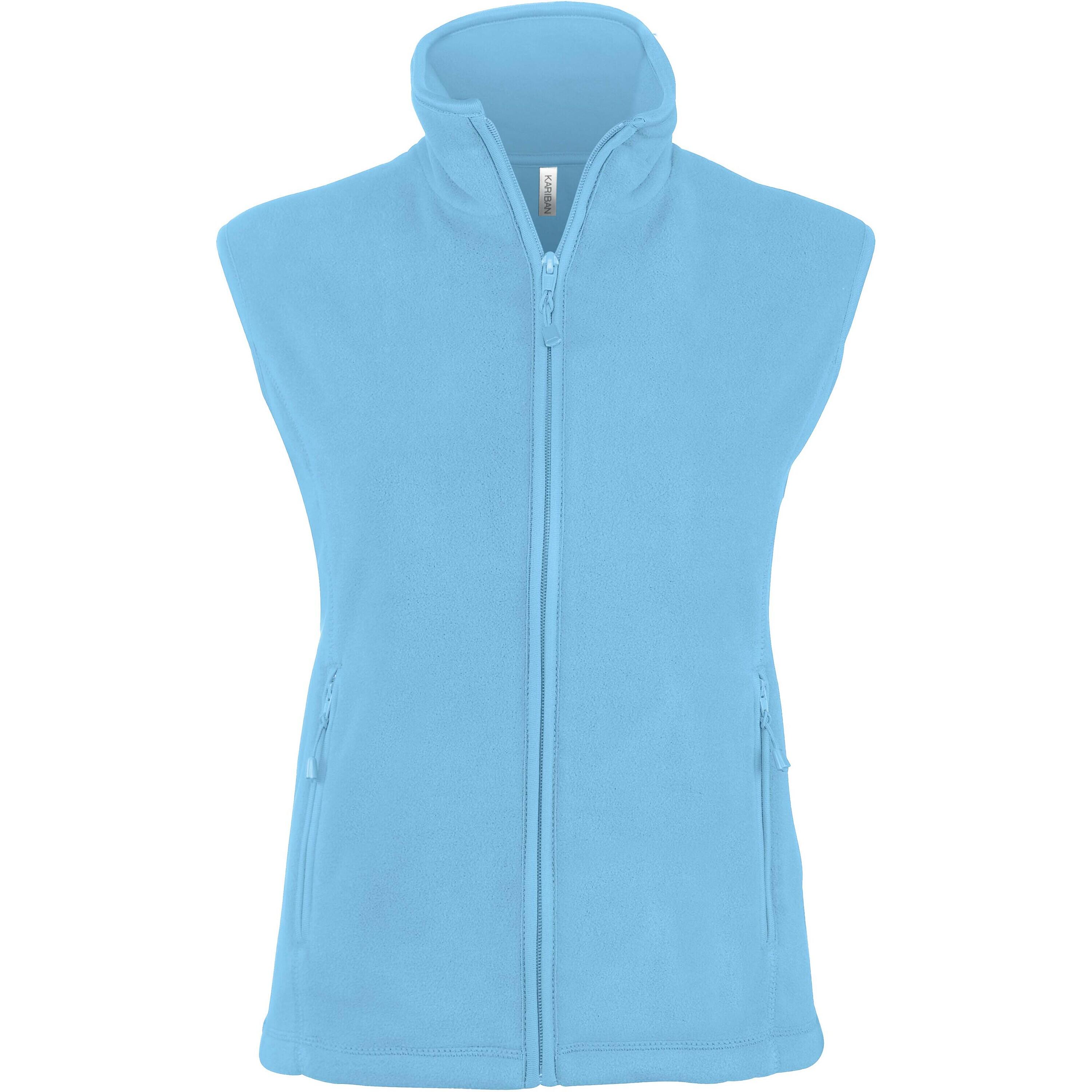 Kariban - Gilet Femme Kariban Micropolaire Mélodie - Polaire - Bleu - 56 3xl - Decathlon