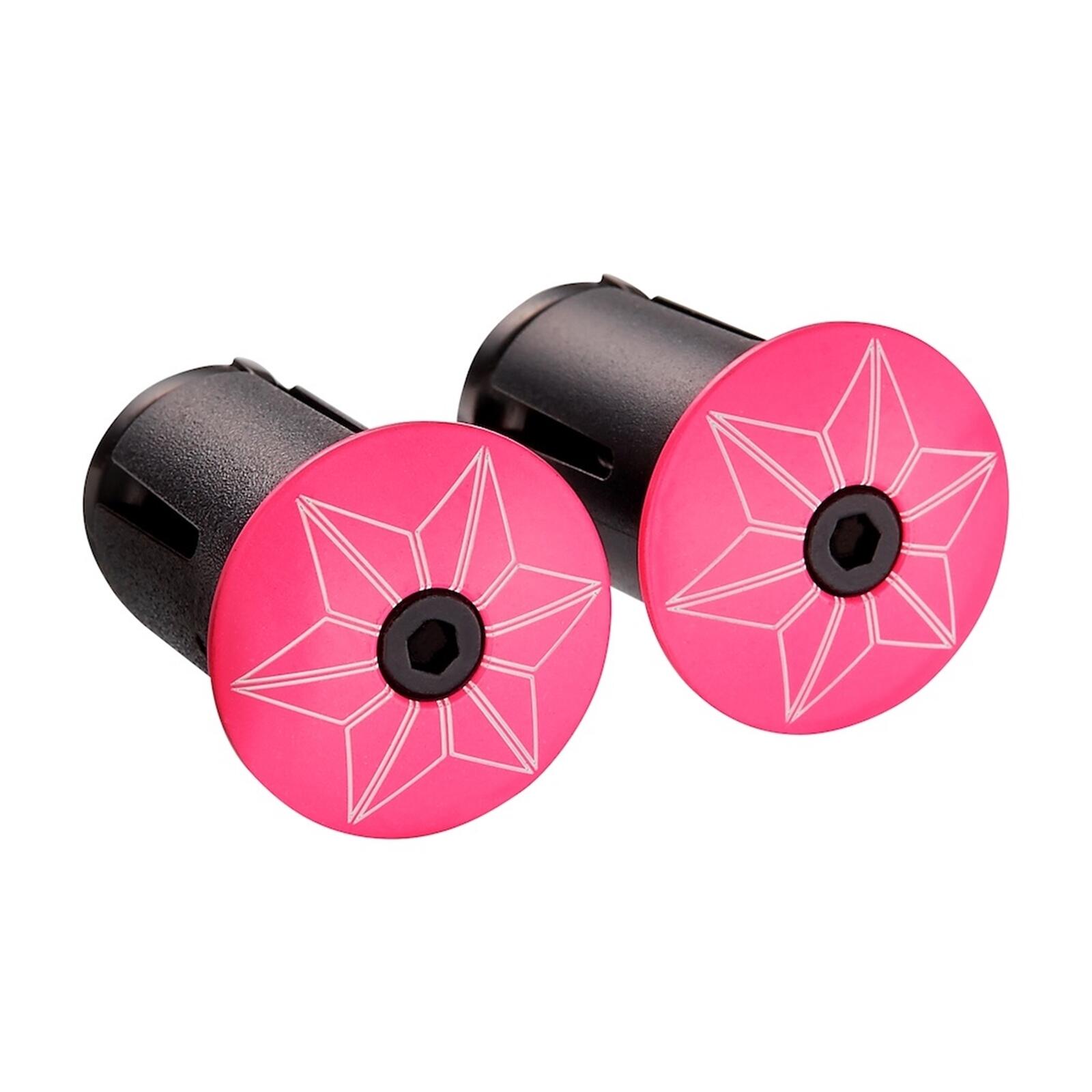 Supacaz Super Sticky Kush Star Fade, nastro manubrio nero/rosa 2/4