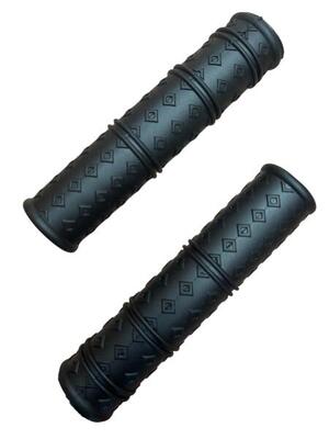 COPPIA MANOPOLE NERE X BICICLETTA GRAZIELLA CITY BIKE BICI OLANDA BLACK