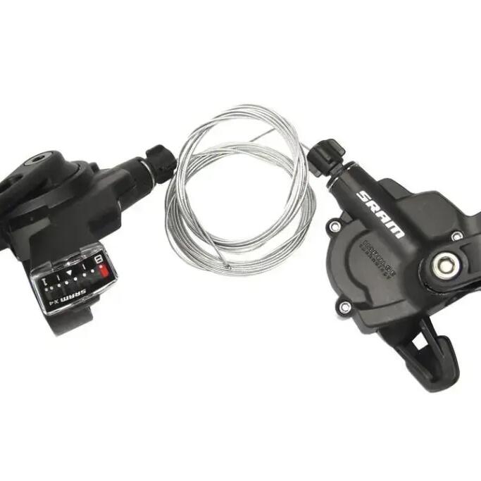 SRAM X-4 thumb trigger shifter set 8/3-speed