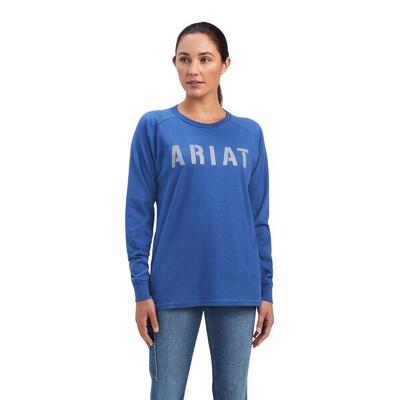 T-Shirt aus Baumwolle mit langen Ärmeln, Damen Ariat Rebar