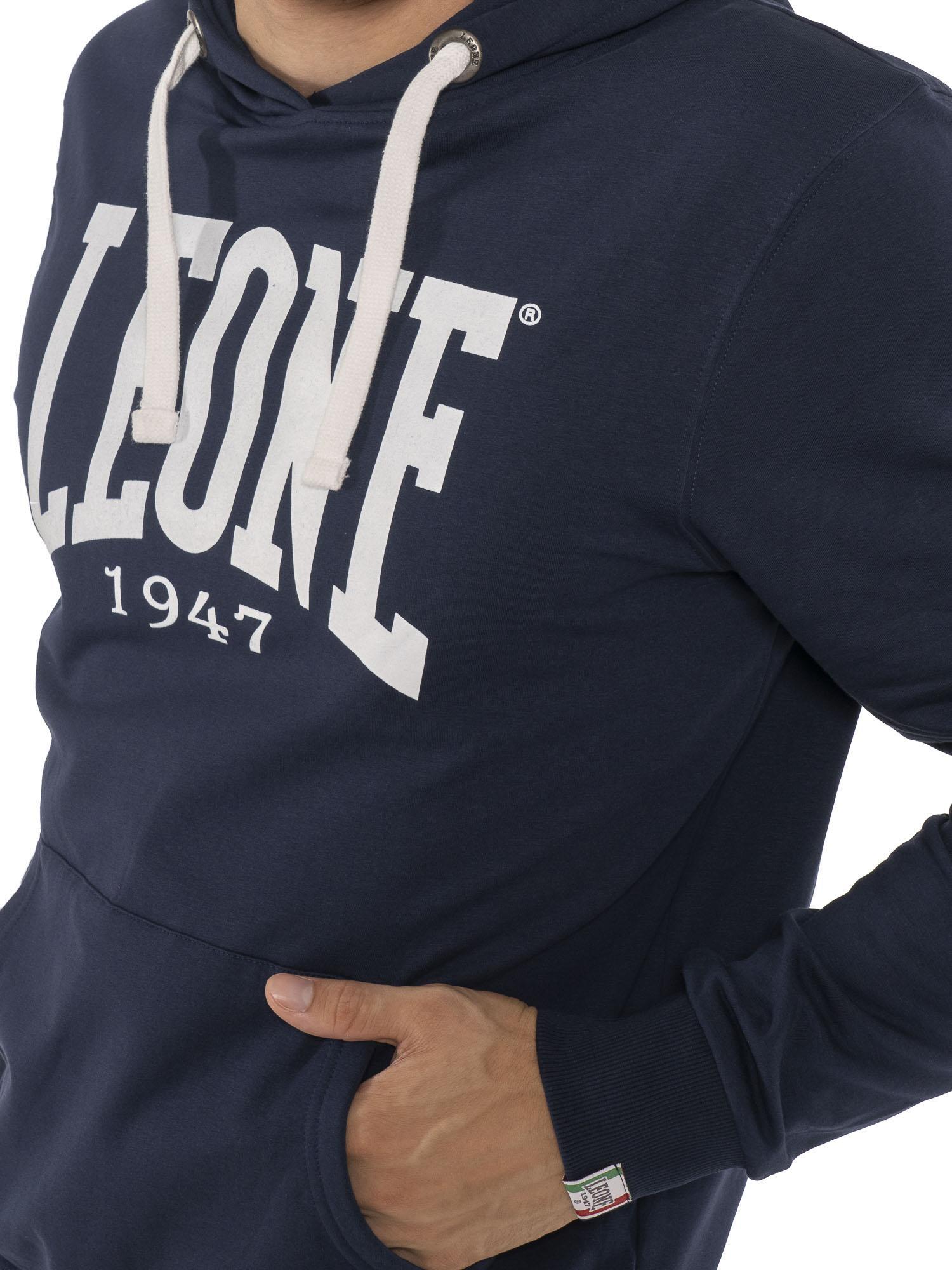Felpa invernale da uomo con cappuccio pull on con logo grande "Basic" 3/5