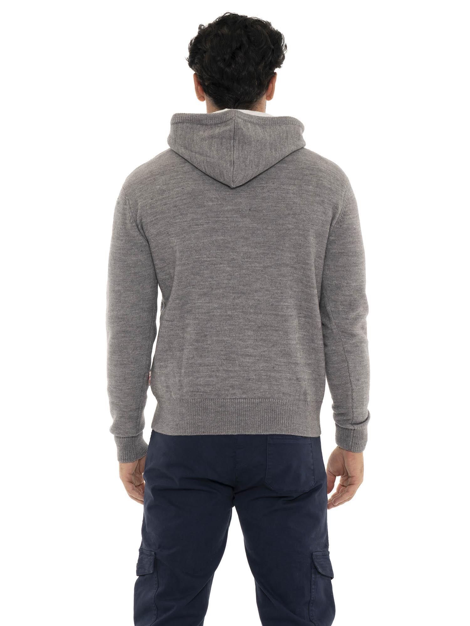 Sweat à capuche tricoté homme "Manifest" 4/6