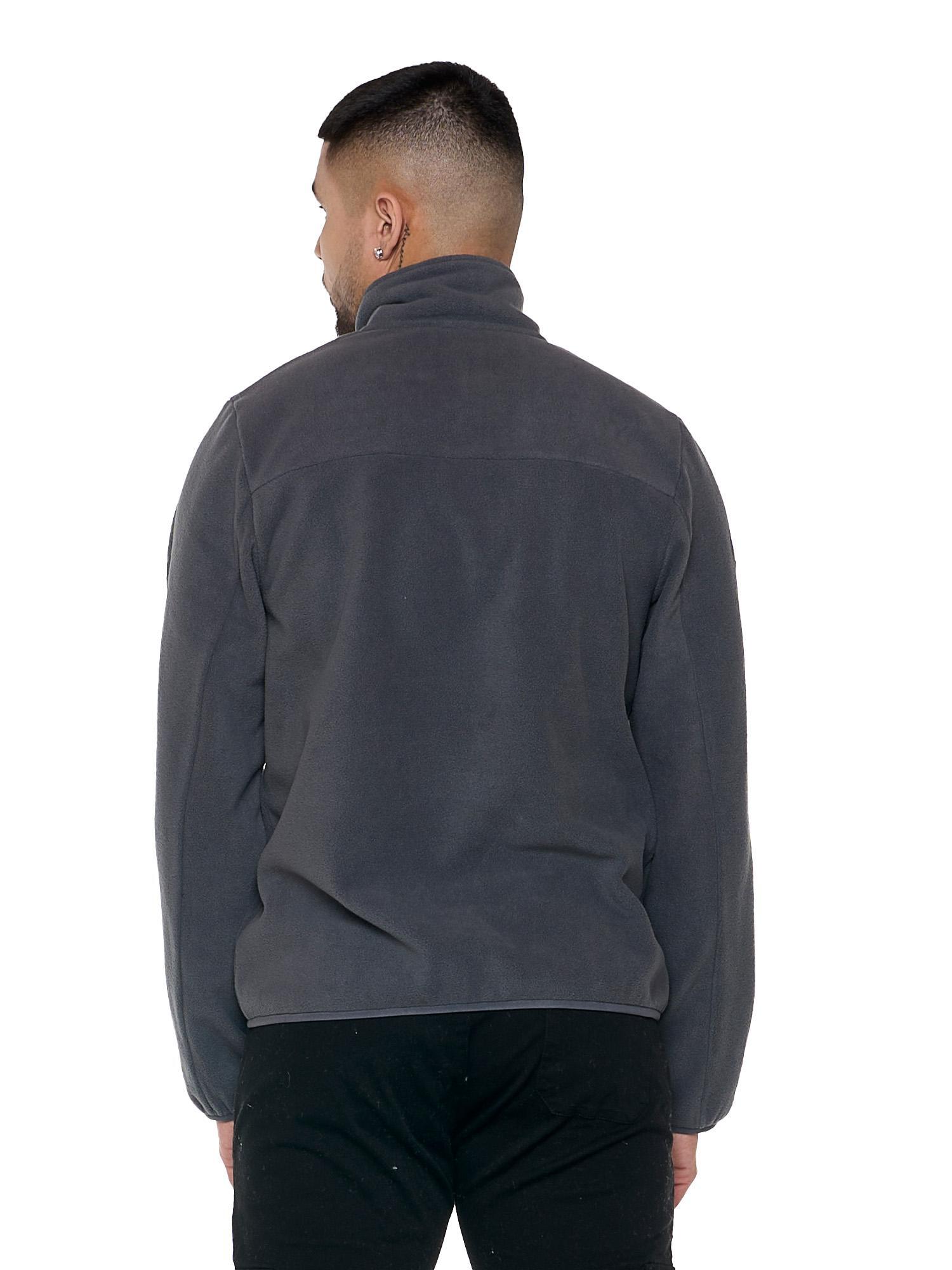 Herensweater van microfleece met kraag en ritssluiting "Basic" 4/7