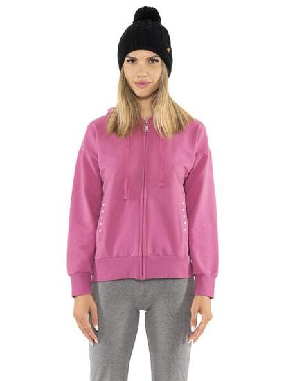 Felpa invernale da donna con cappuccio e zip "Pearl