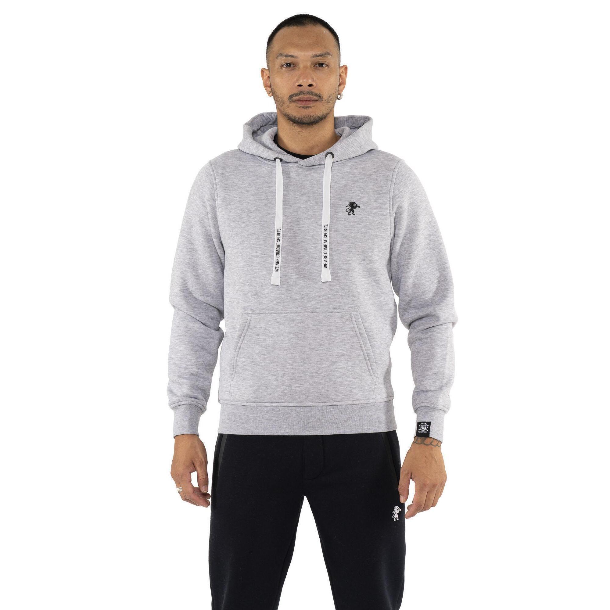 Leone 1947 Apparel - Sweat À Capuche Hiver Homme "smooth" - Sweat-shirt - Gris - 36 Xs - Decathlon