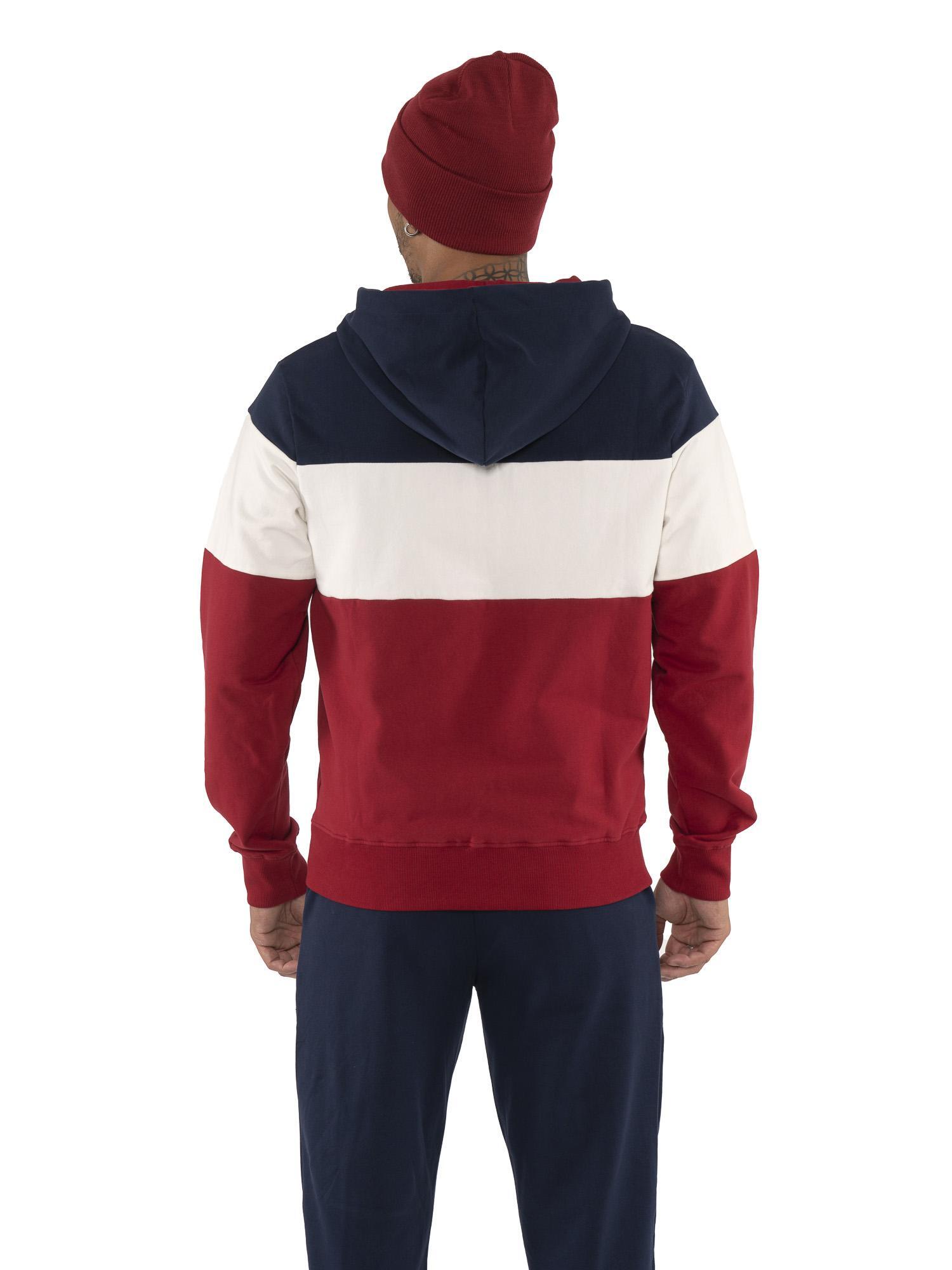 Sweat-shirt hiver homme à capuche "Varsity" 4/6