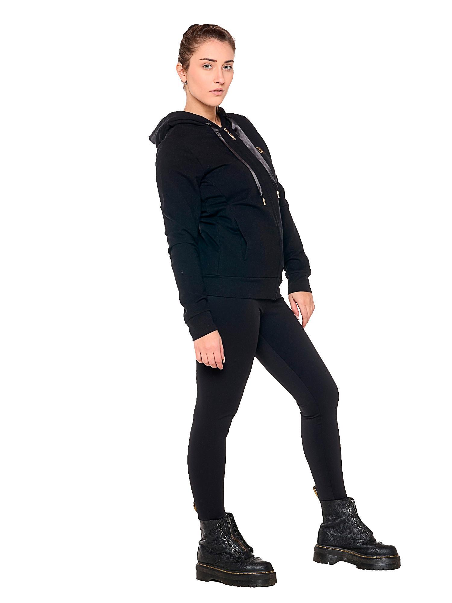 Sweat à capuche zippé « Authentic Gold » pour femme, idéal pour l'hiver 3/5
