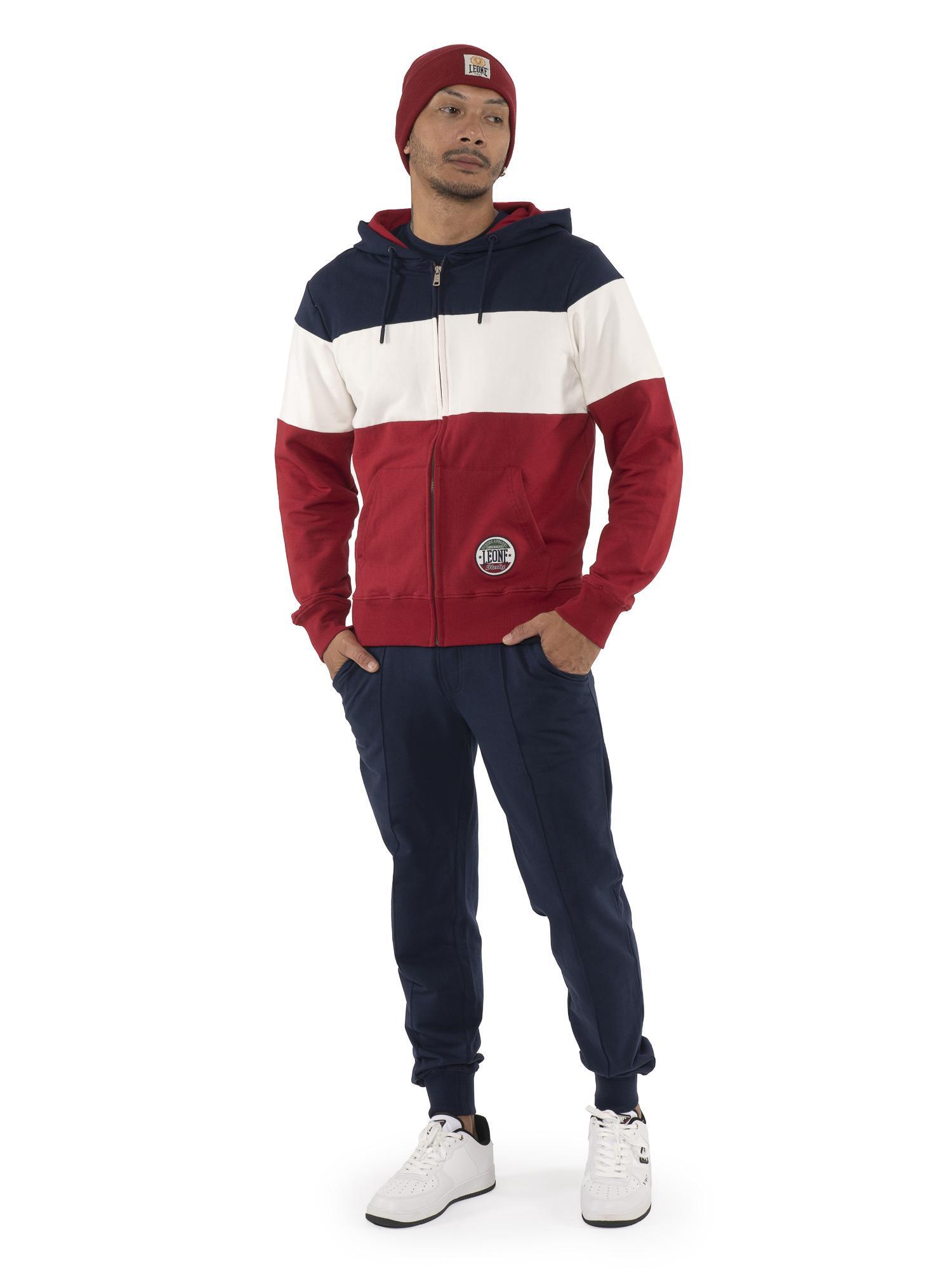 Sweat-shirt hiver homme à capuche "Varsity" 2/6