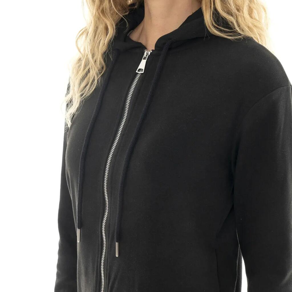 Woman hoody full zip Relaxed