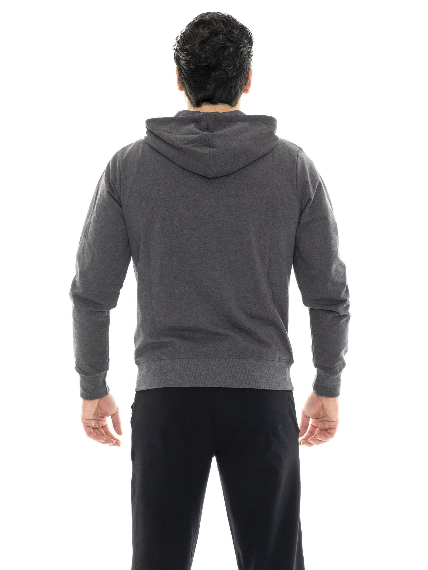 Sweat homme Leone avec capuche et zip Basic 4/7