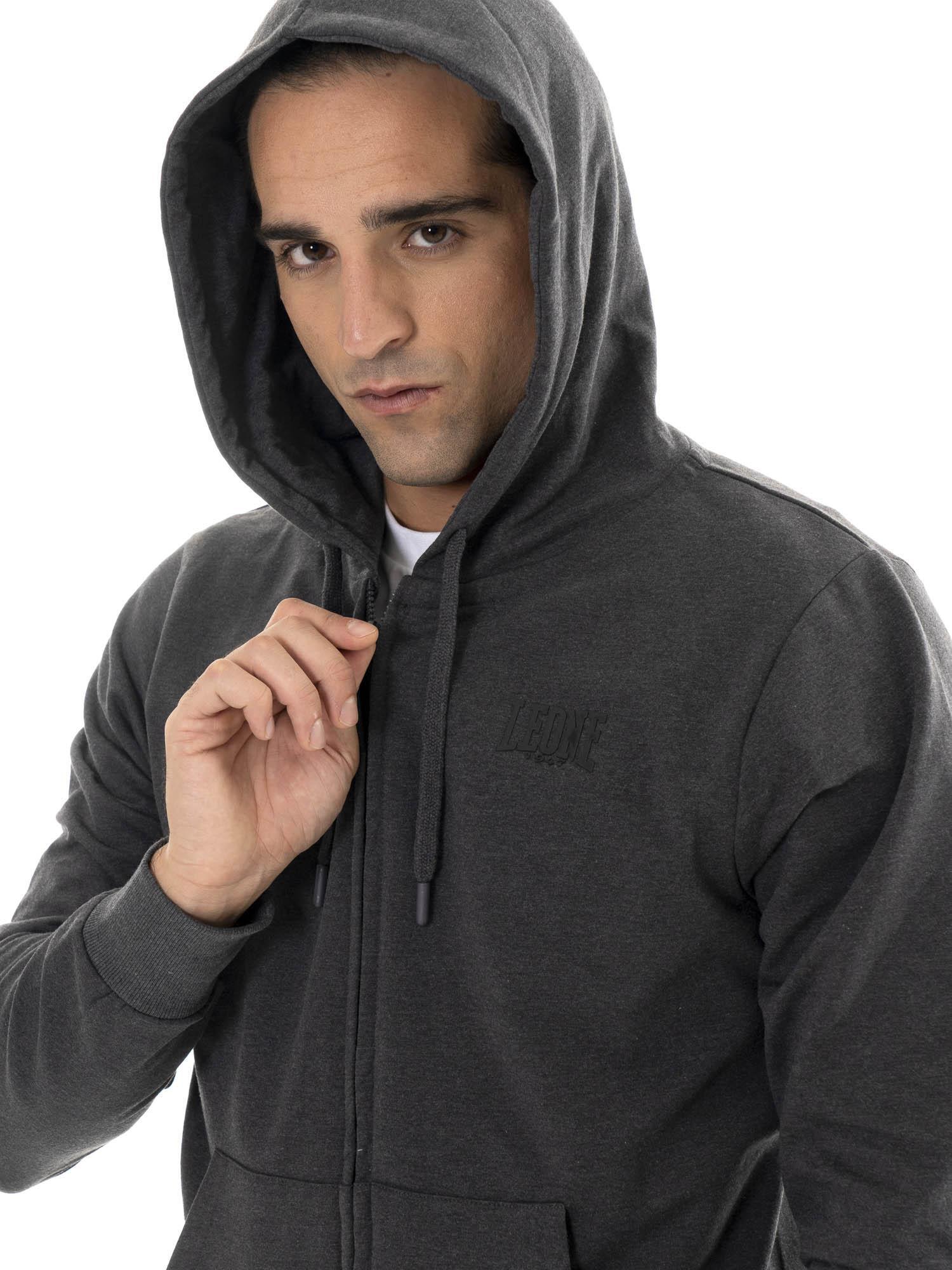 Sweat homme Leone avec capuche et zip Basic 5/7