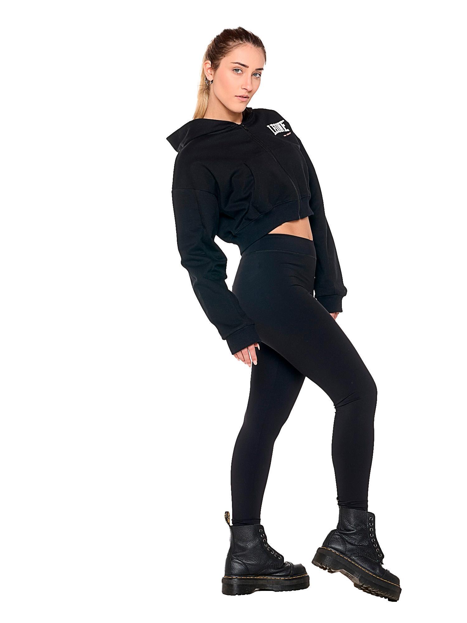 Cropped damessweatshirt "Gen Z" met capuchon 3/6
