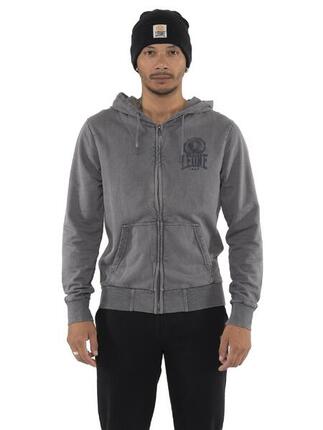 Sweat à capuche zippé "Traitements" homme