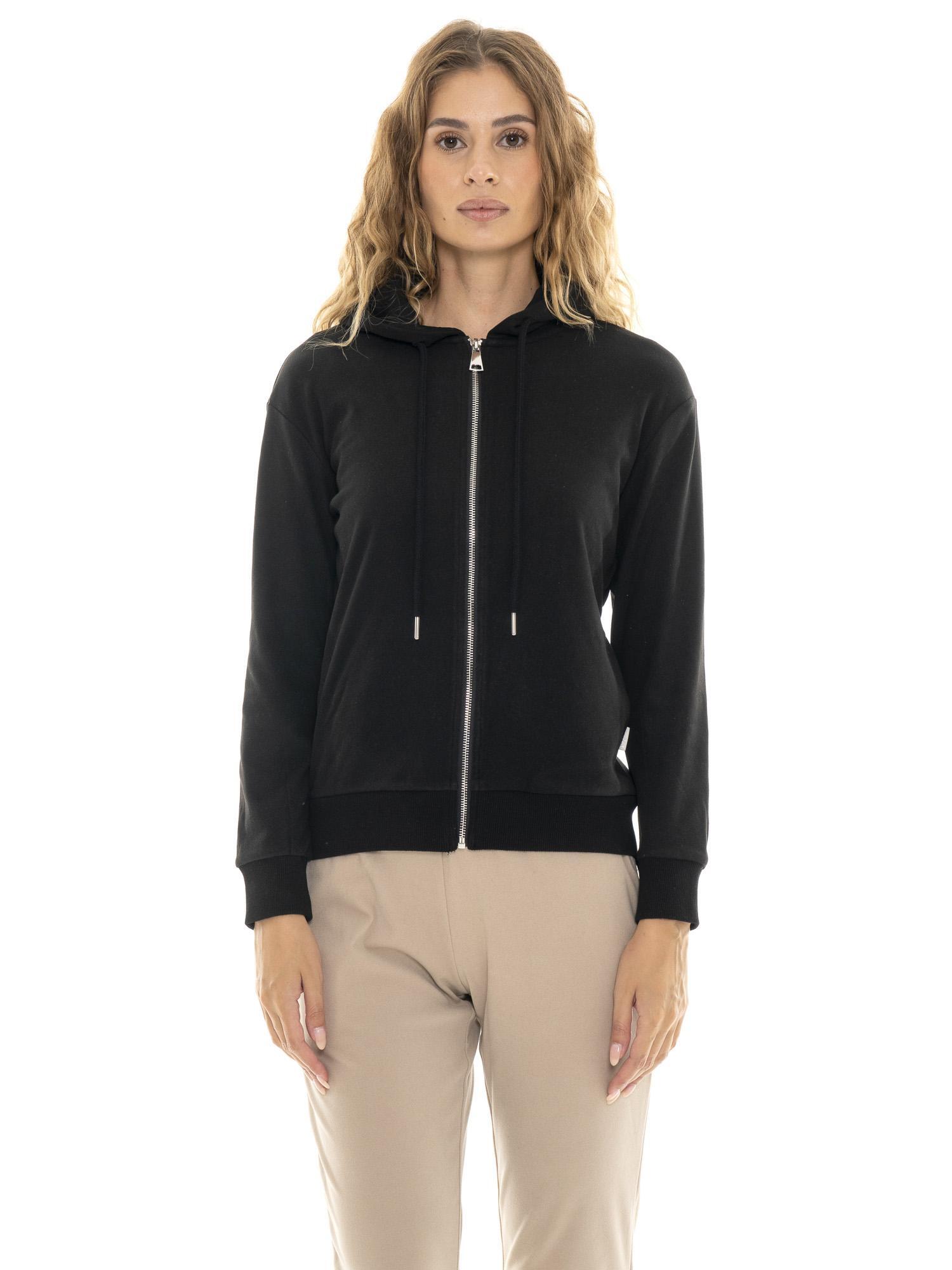 Sweat femme hiver avec capuche et zip "Relaxed" 6/7