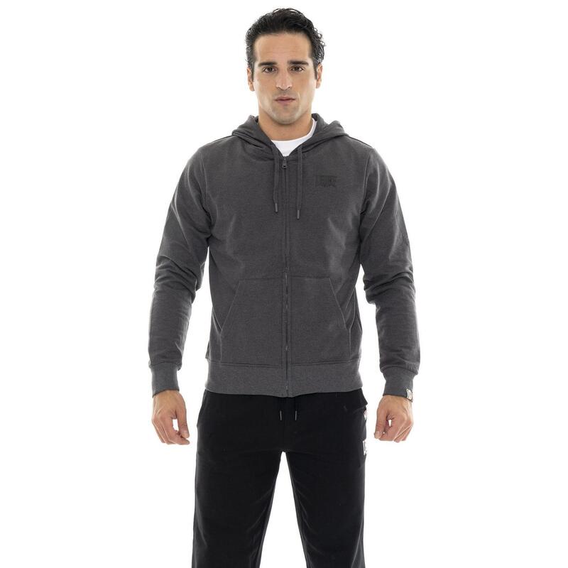 Sudadera de invierno para hombre con capucha y cremallera "Basic"