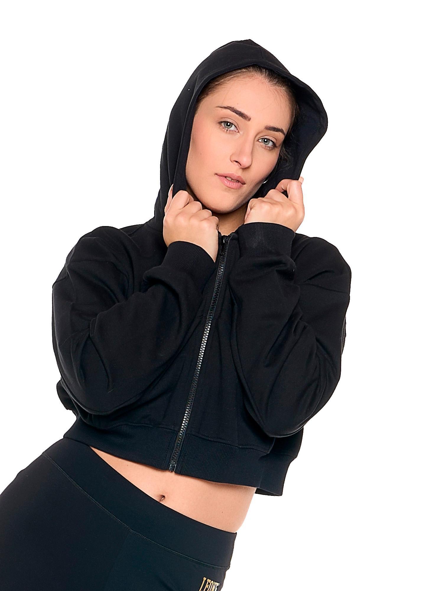 Cropped damessweatshirt "Gen Z" met capuchon 5/6