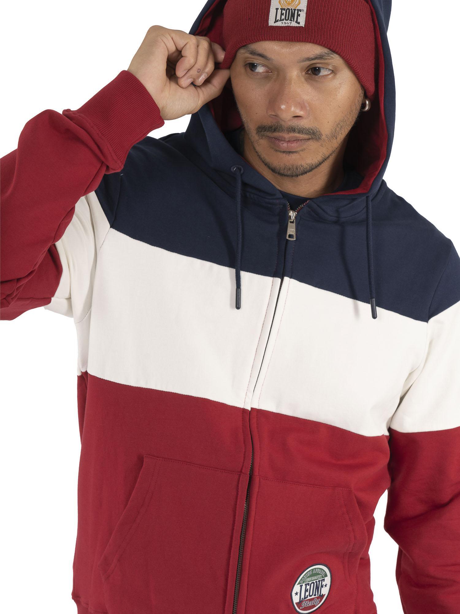 Sweat-shirt hiver homme à capuche "Varsity" 5/6