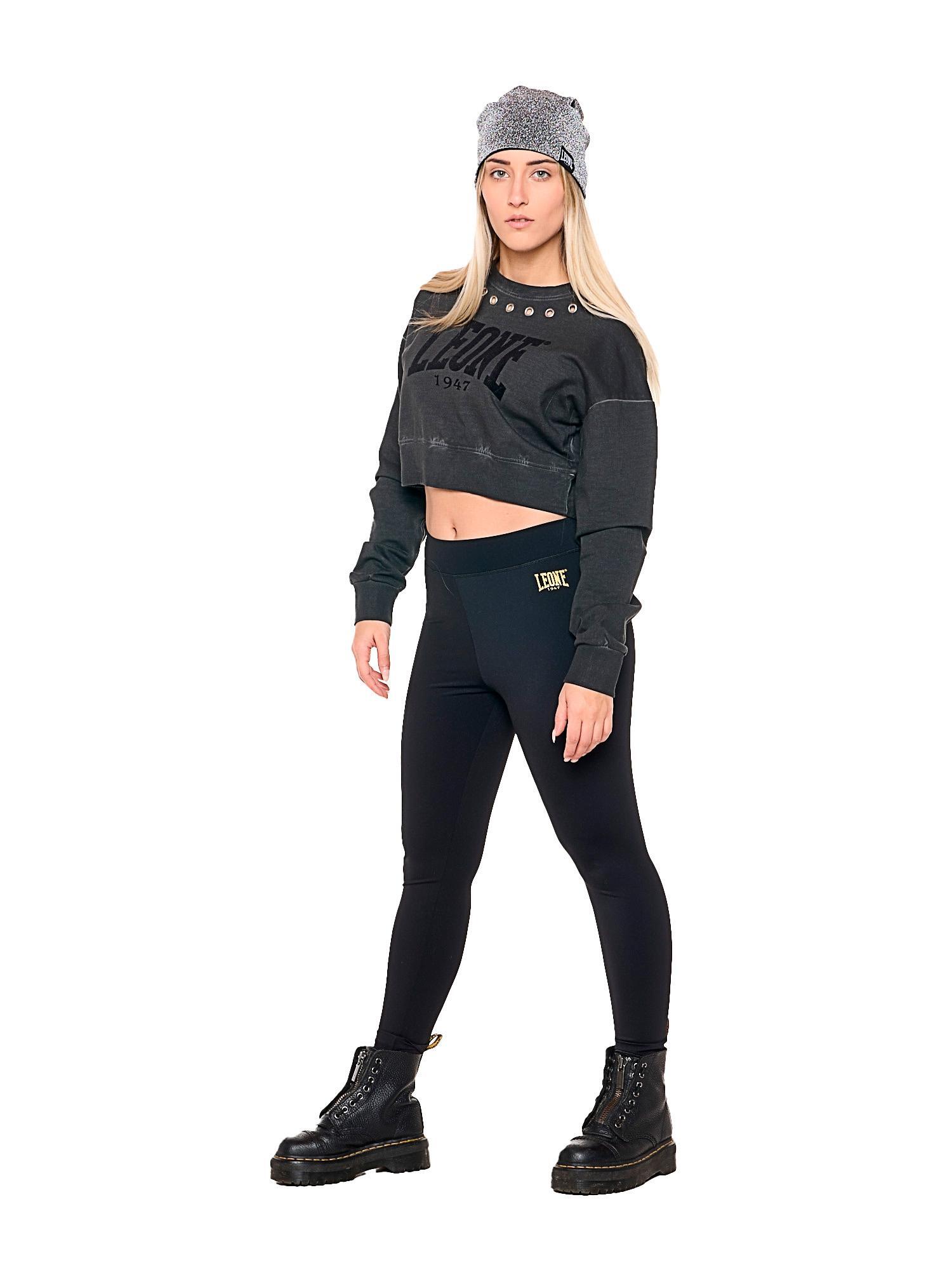 Bluzy damskie z okrągłym dekoltem i napisem „Black Ring”