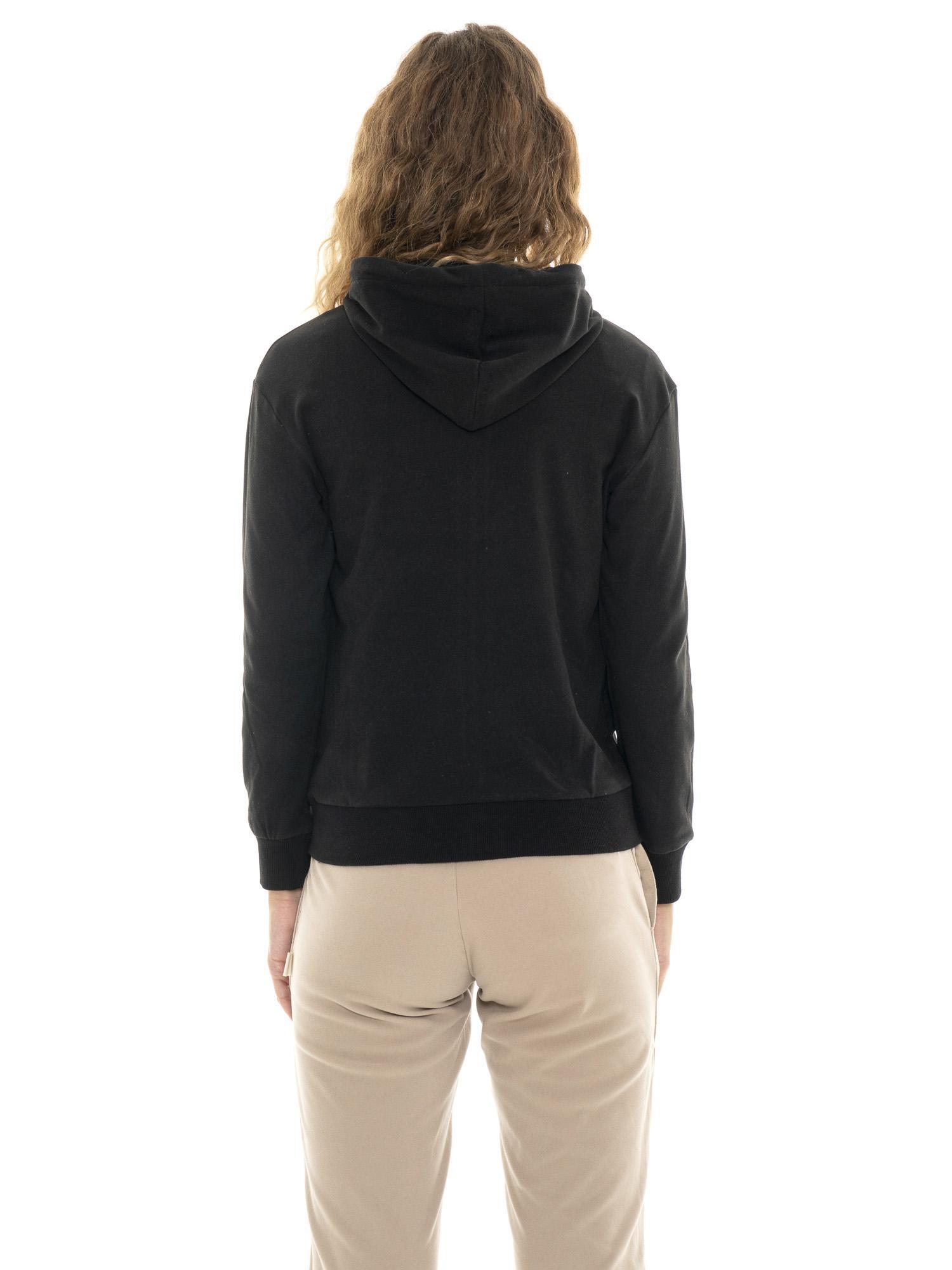 Felpa da donna invernale con cappuccio e zip "Relaxed" 4/7