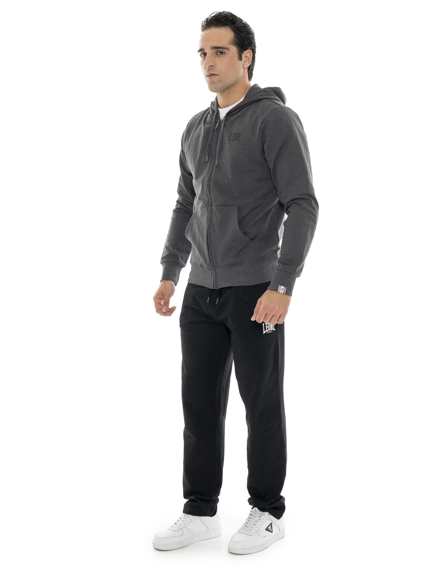 Sweat homme Leone avec capuche et zip Basic 2/7